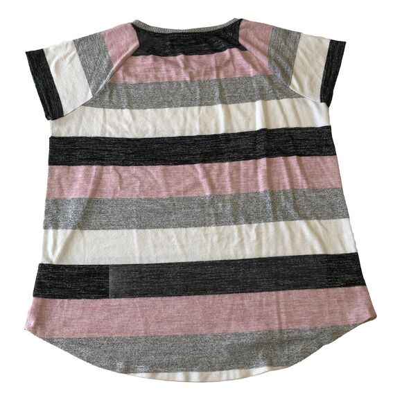 Gap Women’s Short Sleeve Striped Top Sweater Size Large - Picture 2 of 12